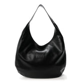 Soft Calf Softy Hobo Bag Black