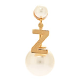 Pearl My ABCDior Z Tribale Earring Gold
