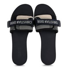 Technical Stretch Fabric Camouflage Dio(r)evolution Slide Sandals 41 Deep Blue