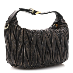 Nappa Matelasse Pouch Sand Coffee