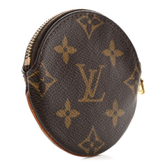 Monogram Round Coin Purse