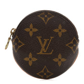 Monogram Round Coin Purse