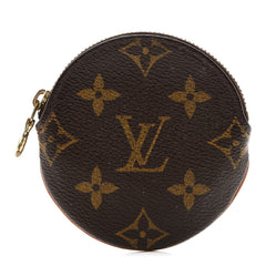 Monogram Round Coin Purse