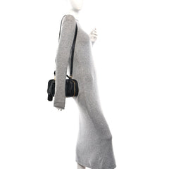 Nappa Matelasse Large Arcadie Top Handle Bag Black