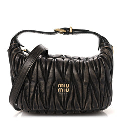 Nappa Matelasse Pouch Sand Coffee