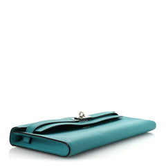 Swift Kelly Cut Clutch Pochette Vert Verone