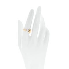 18K Yellow Gold Diamond Extrait de No 5 Ring 54 7