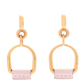 Swift Small Heritage Equestre Etrier Earrings Mauve Pale