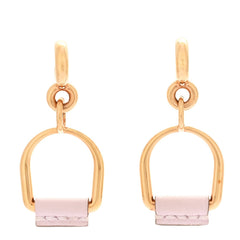 Swift Small Heritage Equestre Etrier Earrings Mauve Pale