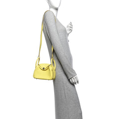 Taurillon Clemence Mini Lindy 20 Limoncello