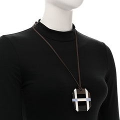 Horn Lacquer Opus Octagonal Necklace