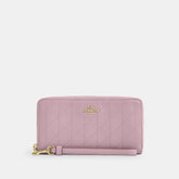 Coach Outlet Long Zip Around Wallet With Quilting