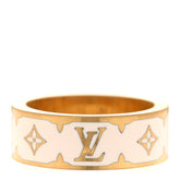 Metal Enamel Nanogram Ring M 54 7 White