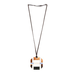 Horn Lacquer Opus Octagonal Necklace