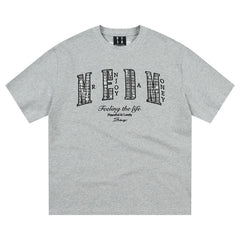 MEDM Patch Embroidered Pearl Tee
