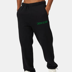 MEDM China-Chic plush hip-hop leggings men's fall loose straight casual sports pants American street pants