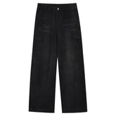 MEDM Classic Angel Made Old Patchwork Casual Straight Pants Spring and Autumn American Street Men's and Women's Work Clothes Floor Pants