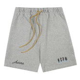 MEDM26SS 3D Embroidery Basic Set Shorts Summer American Retro Quarter Pants Men's Straight Casual Pants Trendy