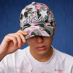 MEDM logo three-dimensional embroidery casual soft top baseball cap summer new style American retro made duck tongue cap for men and women