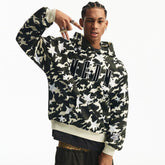 MEDM personalized leopard print camouflage casual hooded sweatshirt for autumn and winter American commuting men's and women's loose hoodies