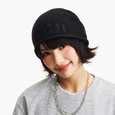 MEDM American letter star embroidery casual cold hat, cold resistant, warm and simple knitted hat, winter couple hat