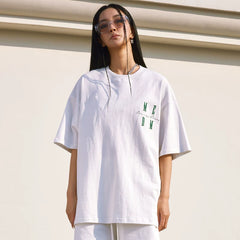 MEDM China-Chic Summer Short Sleeve T-shirt Wang Hedi Same style Men's and Women's Cotton Fashion T-shirt