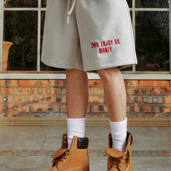 MEDM25SS pure logo basic shorts men's casual straight leg pants women's summer American retro loose wide leg pants trend