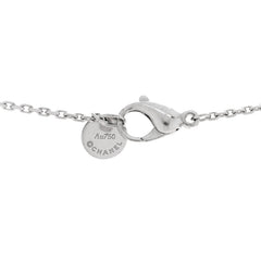 18K White Gold Diamond Ceramic Ultra Necklace Black