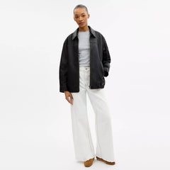 Coach Outlet Loved Oversized Leather Jacket