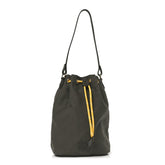 Canvas Gabardine Bucket Bag Oliva Giallo