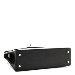 Chevre Chamkila Clou de Coeur Mini Kelly Sellier 20 Black