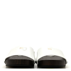 Vernice Logo Slide Clogs 36 White