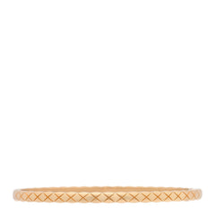 18K Yellow Gold Mini Coco Crush Bangle Bracelet L