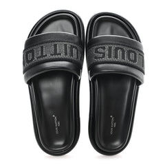 Logo Slide Sandals 39 Black