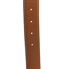 Box Courchevel 32mm H Belt 80 32 Black Gold