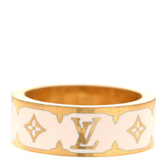 Metal Enamel Nanogram Ring M 54 7 White