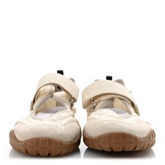 Technical Fabric Suede Womens Tyre Ballerina Flats 36.5 Ivory