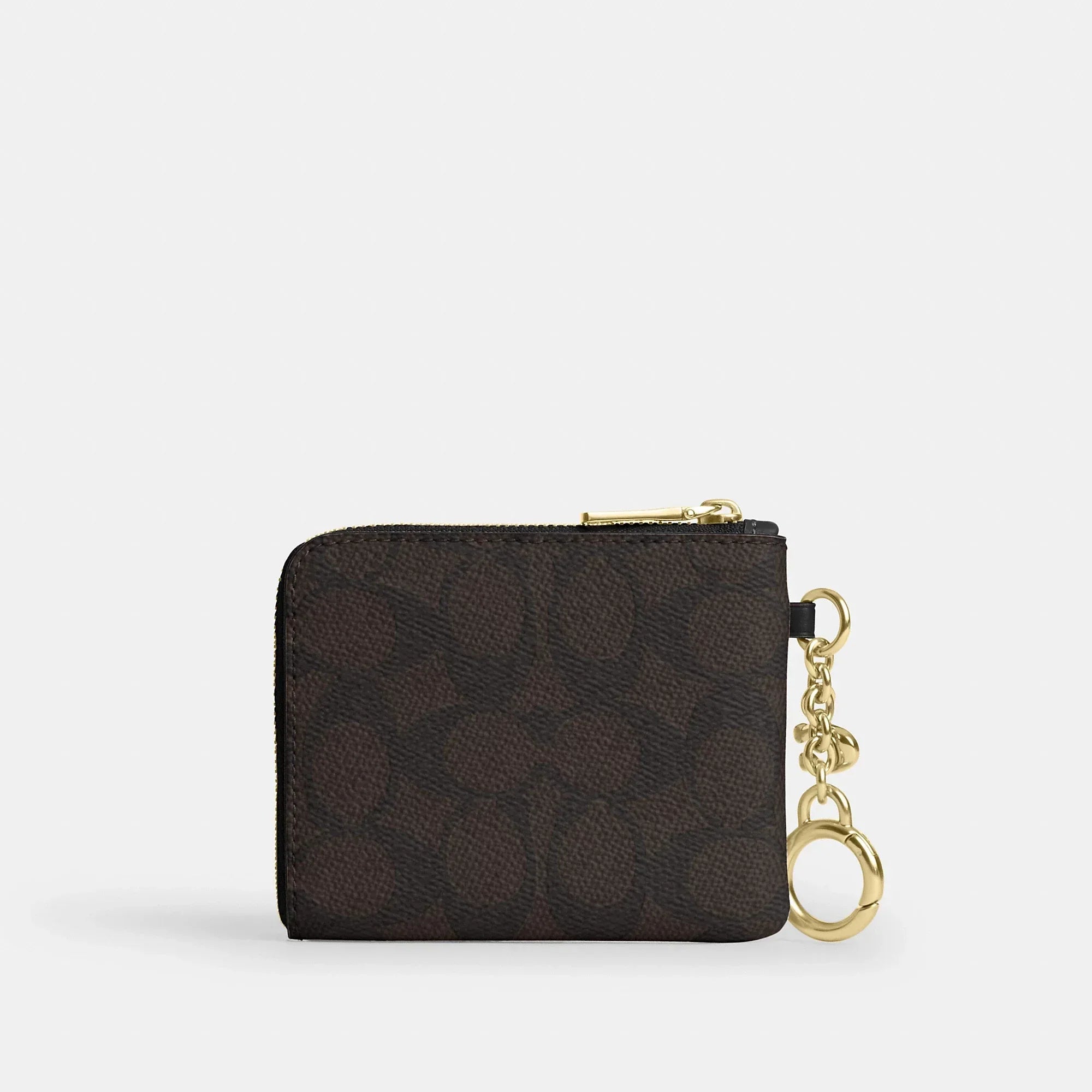 Coach Outlet Small Corner Zip Wallet In Signature Canvas