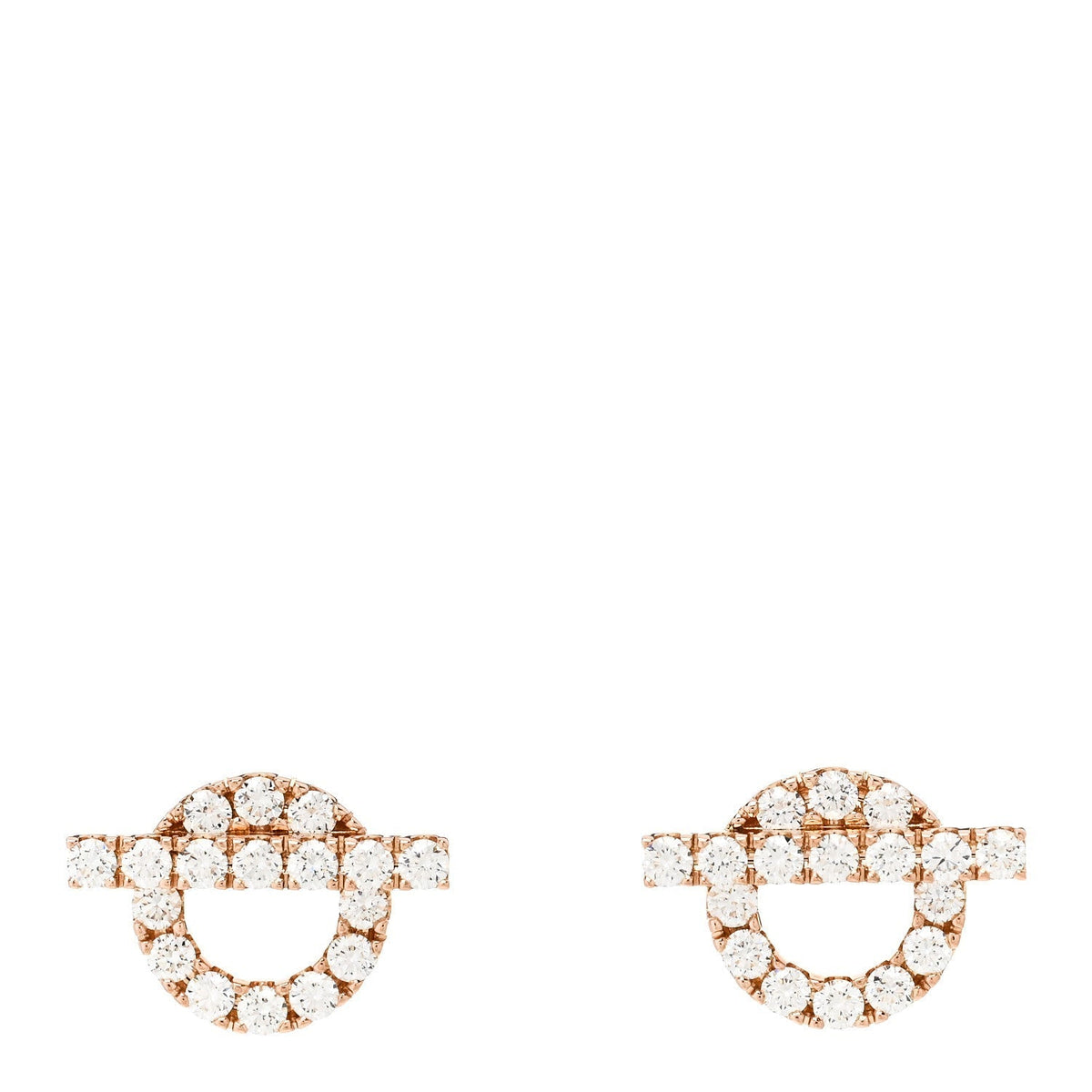 18K Rose Gold Diamond Finesse Earrings
