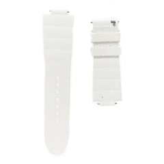 Rubber 36mm Large Cut Single Tour Band White