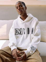 MEDM Animal Texture Logo Velcro Hoodie
