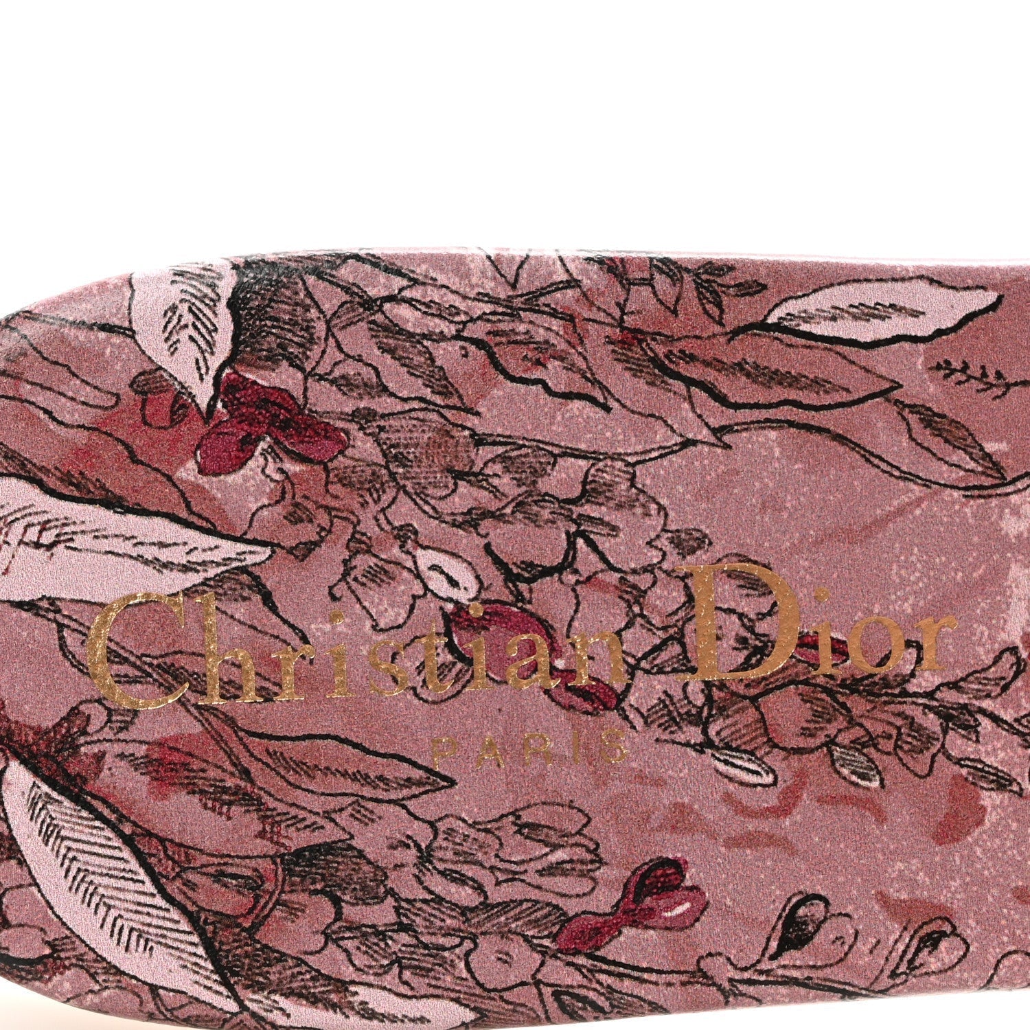 Canvas Rose Mutabilis Embroidered Dway Flat Slide Sandals 39 Fard Black
