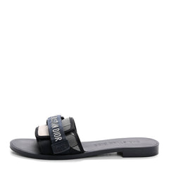 Technical Stretch Fabric Camouflage Dio(r)evolution Slide Sandals 41 Deep Blue