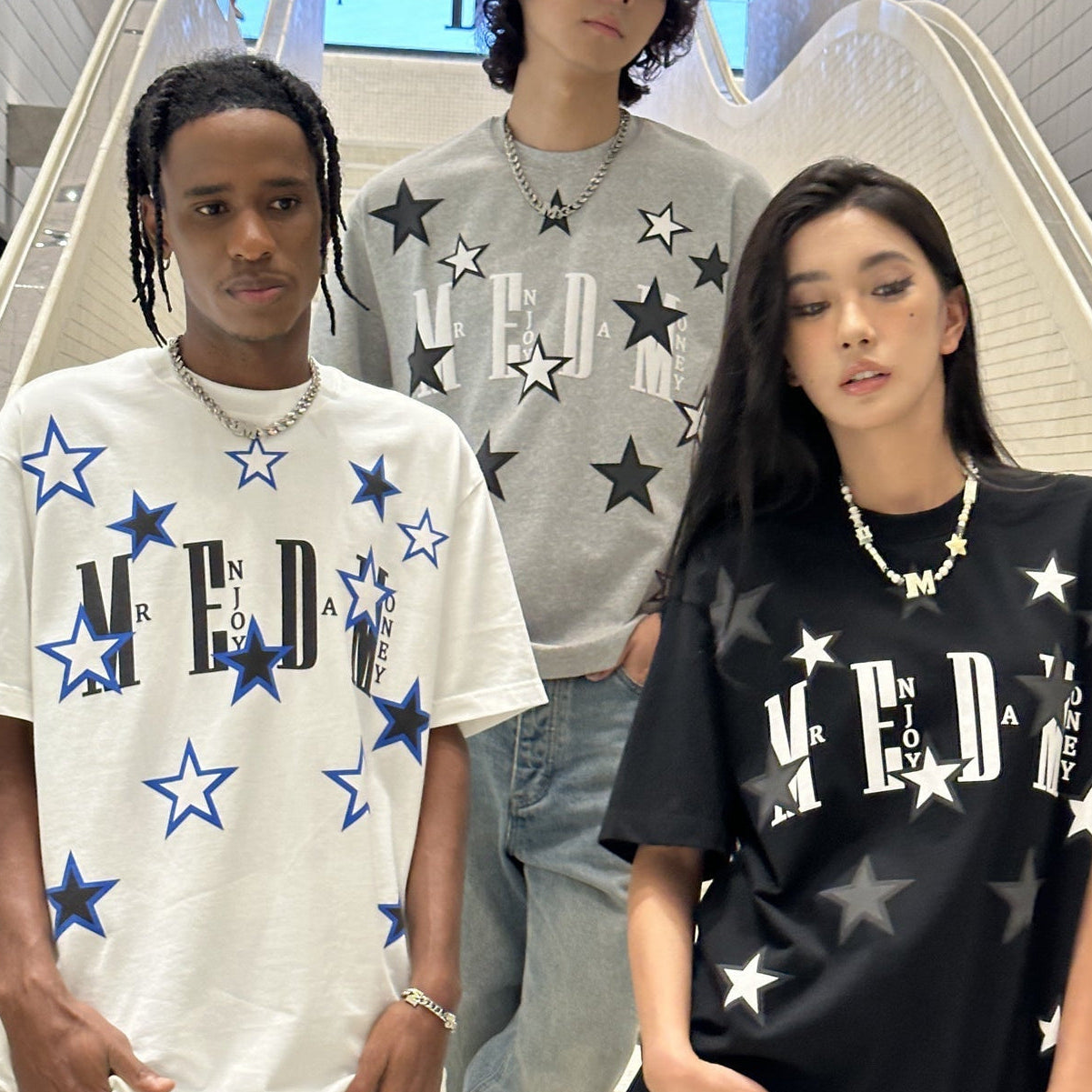 MEDM Logo Star Printing Tee