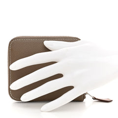 Epsom Silk'in Compact Wallet Etoupe