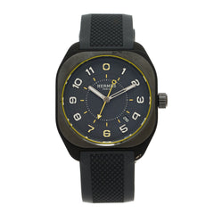 Graphene Nickel Rubber 39mm H08 Automatic Watch Noir