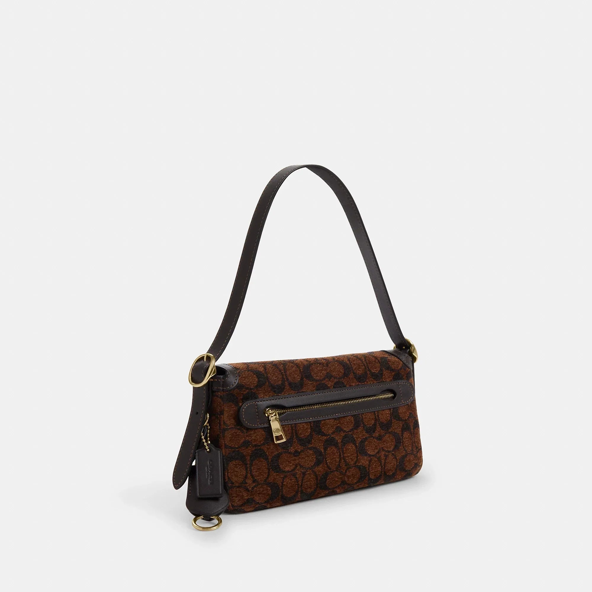 Coach Outlet Etta Small Flap Shoulder Bag In Signature Chenille