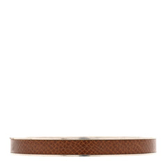 Lizard Kelly Lock Cadena Bracelet Brown