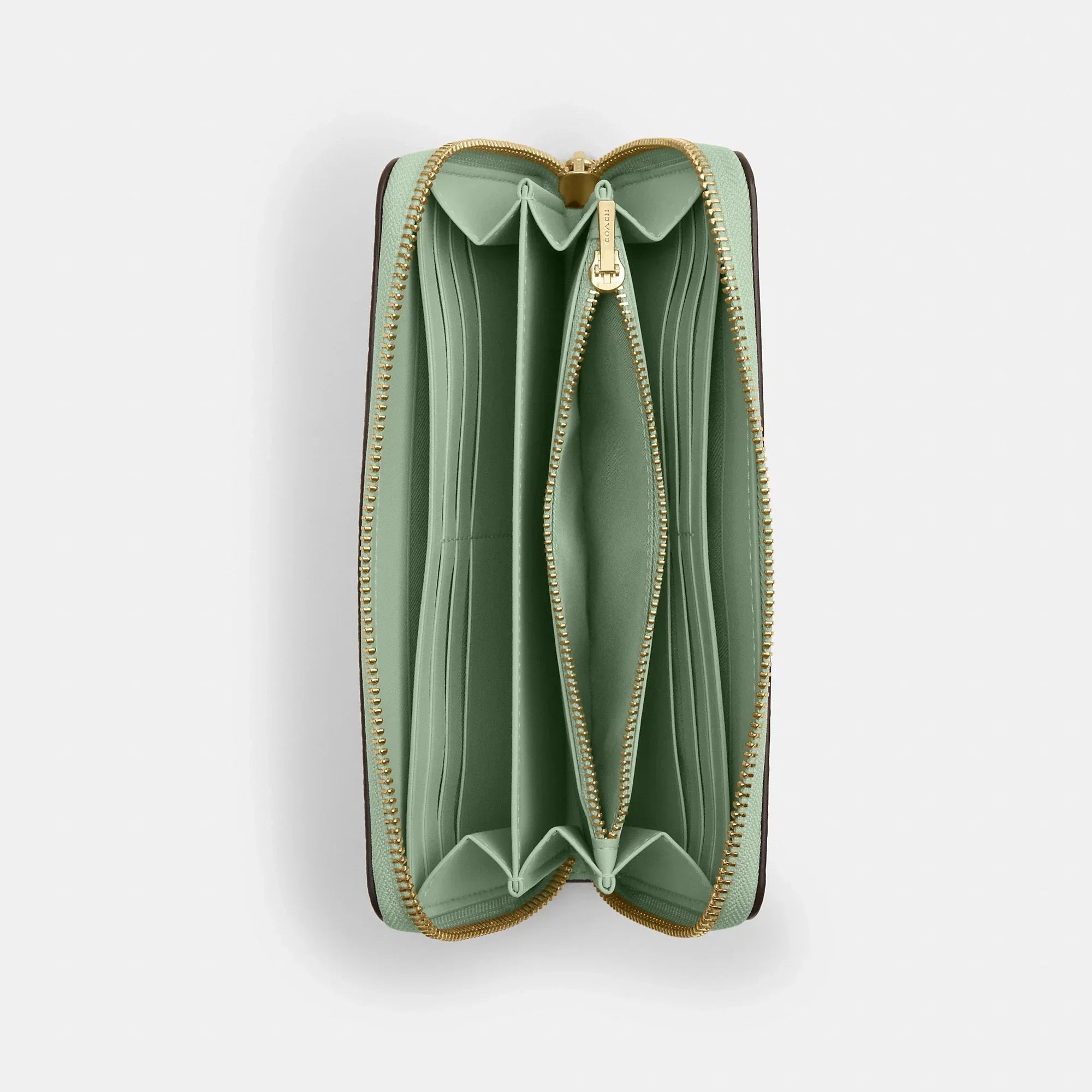 Coach Outlet Long Zip Around Wallet With Floral Print