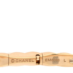 18K Yellow Gold Mini Coco Crush Bangle Bracelet L